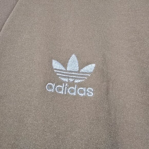 Adidas Men's Beige Quarter Zip Funnel Neck Pullover in Large - Picture 8 of 8